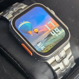 Smartwatch Telefonfunktion (Bluetooth Call), T800 Ultra 49mm NEU & OVP  Fitness-Tracker, Herzfrequenz, Schlafanalyse – Space Aluminum Case