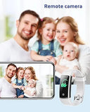Fitnessuhr mit Blutdruck Blutsauerstoff, Pulsuhr, Schrittzähler, Kalorienzähler, Schlafmonitor, SNS SMS Anruf Benachrichtigung Fitness Tracker für Damen Herren (Grau)