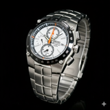 Seiko Sportura Herrenuhr - Chronograph & Alarm - Edelstahl 100M