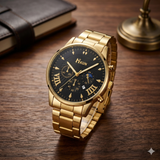 Elegante goldene Armbanduhr - Neu