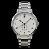 Pierre Cardin Armbanduhr PC106741S08 - Swiss Made - Herrenuhr - Silber/Weiß - TOP