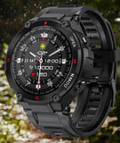 Smartwatch Herren mit Telefonfunktion 1,3" HD Voll Touchscreen Uhren Fitnessuhr Aktivitätstracker Armbanduhr mit Herzfrequenz Schlafmonitor Schrittzähler Fitness Tracker Smart Watch für Android iOS