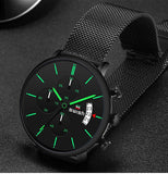 [Brand Name] Herren Freizeit-Business Uhr – Wasserdicht, Kalenderfunktion, Quarzwerk