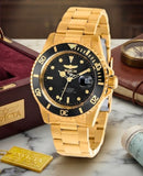 Invicta Pro Diver Herrenuhr Rosegold / Schwarz Automatic Style 200M