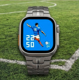 Worldcup Smartwatch T800 Ultra 49mm Telefonfunktion & Fitness inkl. Stahlarmband - Silber/Titan