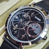 Casio LTF-122L Vintage Damenarmbanduhr – Elegante Uhr mit Lederarmband – Rarität