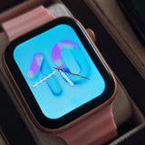 Smartwatch Fitnessuhr Laxasfit i8 Pro Max Nagelneu & OVP Schneller Versand, Rose