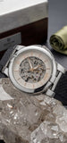 Hislon 2967 Automatik Herrenuhr Skeleton Transparent Automatikuhr Silikon