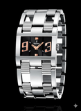 Festina F16326/4 Damen Uhr Edelstahl Silber - Rechteckig - Roségold Details - Elegant, ÖZENSAAT