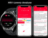 2026 Herren Smartwatch 1.43" AMOLED Always-On Metall Bluetooth Anruf SOS NEU OVP