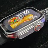 Worldcup Smartwatch Firnessuhr T800 Ultra 49mm Space Aluminum Case NEU, OVP