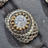 Wunderschöner Herrenring / Statement-Ring aus echtem 925er Silber