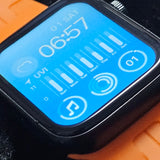 Smartwatch Orange Laxasfit i8 Pro Max Brandneu & OVP - Fitness Tracker, iOS/Android ÖZENSAAT