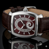 Pierre Cardin 100322F09 Damenuhr mit braunem Lederband