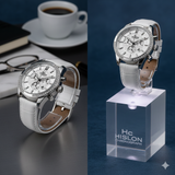 HISLON Chronograph Damen Armbanduhr mit Swarovaki steinen