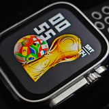 Worldcup Smartwatch Firnessuhr T800 Ultra 49mm Space Aluminum Case NEU, OVP