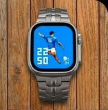 Worldcup Smartwatch T800 Ultra 49mm Telefonfunktion & Fitness inkl. Stahlarmband - Silber/Titan