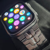 Worldcup Smartwatch T800 Ultra 49mm Telefonfunktion & Fitness inkl. Stahlarmband - Silber/Titan