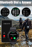 Smartwatch Herren mit Telefonfunktion 1,3" HD Voll Touchscreen Uhren Fitnessuhr Aktivitätstracker Armbanduhr mit Herzfrequenz Schlafmonitor Schrittzähler Fitness Tracker Smart Watch für Android iOS
