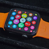 Smartwatch Orange Laxasfit i8 Pro Max Brandneu & OVP - Fitness Tracker, iOS/Android ÖZENSAAT