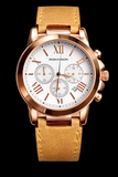 Romanson RL0245HMRW Herren Uhr Roségold Chronograph 5 ATM Wasserdicht NEU