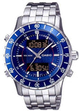 CASIO MSY-700D-2AV Herren Uhr Blau 200m WR Sportuhr Stoppuhr ÖZENSAAT