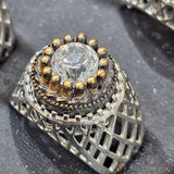 Wunderschöner Herrenring / Statement-Ring aus echtem 925er Silber