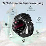 2026 Herren Smartwatch 1.43" AMOLED Always-On Metall Bluetooth Anruf SOS NEU OVP