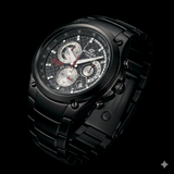 Casio Edifice EF-507BK Herrenuhr Schwarz Carbon Look - Neu mit Garantie