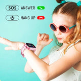 DCU TECNOLOGIC Kinder-Smartuhr mit GPS, Videoanrufe & Standortbestimmung – Rosa