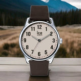 Ice Watch ICE TIME Herrenuhr Dunkelbraun Lederarmband