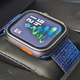 Smartwatch T800 Ultra 49mm Dunkelblau NEU & OVP, Fitness, Herzfrequenz, SpO2, Anruf, Fitness, ÖZENSAAT