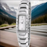 HISLON 3103 Damenuhr mit Swarovski-Steinen
