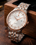 Wainer WA.11488-B Herrenuhr Swiss Made - Saphirglas Neu & OVP Bicolor ÖZEN SAAT