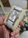 Esprit Armbanduhr Damen ES101362005 Roségold Leder Weiß NEU & OVP