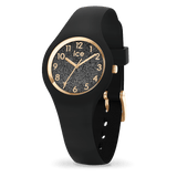 ICE-Watch Glitter Black - Damenuhr Schwarz Gold - NEU & OVP - 1 Jahr Garantie