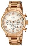 NAUTICA A20117G Chronograph Herrenuhr Roségold 44mm
