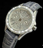 Casio Sheen SHE-3504 Damenuhr Kristall Zifferblatt Elegant Glitzer