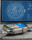 Smartwatch Telefonfunktion (Bluetooth Call), T800 Ultra 49mm NEU & OVP  Fitness-Tracker, Herzfrequenz, Schlafanalyse – Space Aluminum Case