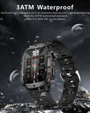 Smart Watch, 1,96" HD Touchscreen IP67 Fitness-Tracker Smartwatch, Herzfrequenz, Blutsauerstoff, Schlafmonitor, Smartwatch