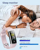 Smartwatch, Damen, Herren, Armband, Blutdruck, Schrittzähler, Gehen, Sportuhr, Herzfrequenzmesser, Blutdruckmessgerät, Aktivitäts-Tracker, Kalorienzähler, für Android iOS