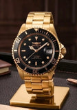 Invicta Pro Diver Herrenuhr Rosegold / Schwarz Automatic Style 200M