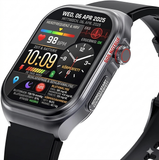 Gesundheitsuhr Smartwatch mit Telefoniefunktion, EKG Plus HRV und SOS Funktion, BT Bluetooth, Schlafapnoe, ÖZENSAAT