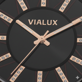 Vialux Damenarmbanduhr LJ682R-06YR - Rosegold/Leoparden-Optik - NEU & OVP