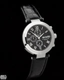Stuhrling Diplomat 594 Chronograph Herrenuhr 5ATM Leder 42mm