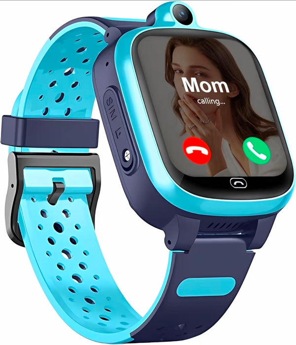4G Smartwatch für Kinder GPS Tracker Uhr Telefon Wasserdicht SOS Videoanruf NEU