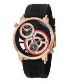 Stuhrling Original Eclipse Horizon 503 Herrenuhr 47mm Dual Time Roségold Neu OVP