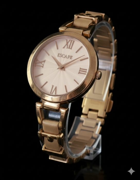 ESCAPE Damen Armbanduhr Rosegold - NEU & OVP - Mit 1 Jahr Garantie!