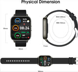 Smartwatch Herren Damen Fitness Tracker Uhr Pulsuhr Wasserdicht IP67 Neu OVP