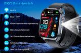 2026 Smartwatch Herren EKG Blutdruck Blutzucker Herzfrequenz Fitnessuhr IP68